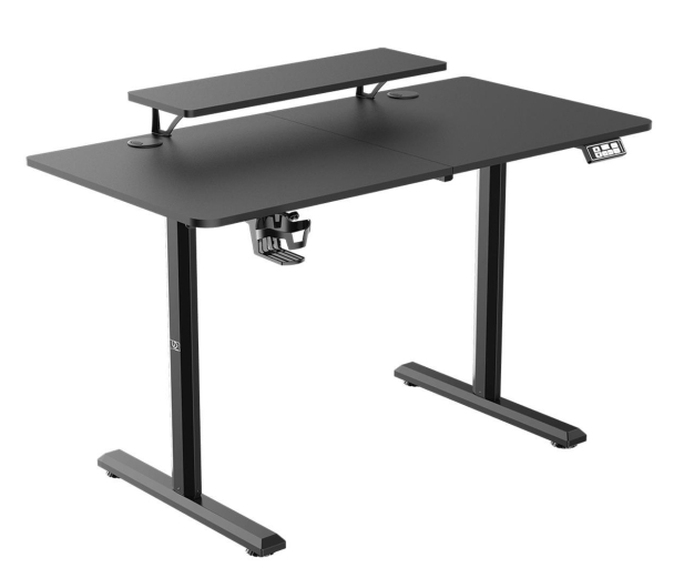 Ultradesk HIGHLANDER Elektryczna regulacja Czarne - 1295841 - zdjęcie 2